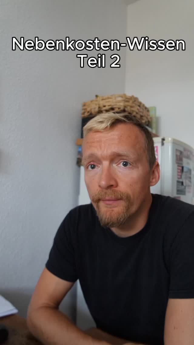 Teil 2 unserer Nebenkosten-Serie! Diesmal erklären wir euch, was alles als Nebenkosten zählt - und was die Vermieter selbst bezahlen müssen! 💸💸